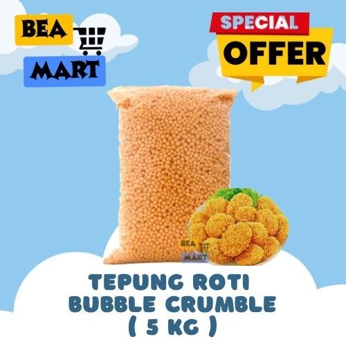 

Tepung Roti Bubble Crumb 1 Bal 5kg | Crumbs Crumble Crispy Bulat Krispi Nugget 1 Karung 5 kg