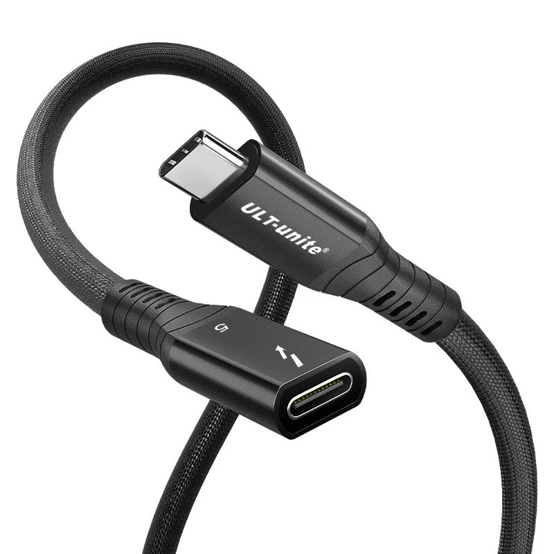 

Kabel Ekstensi Thunder-bolt 5 120Gbps 240W 16K/8K Kabel Ekstender Kompatibel dengan TB4/USB4/3 2 untuk Laptop/Monitor/PC