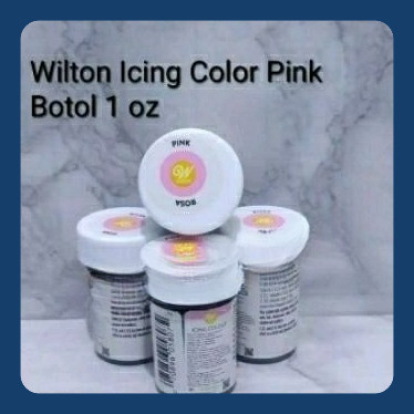 

Wilton icing color pink, botol 1 oz / Pewarna makanan, icing ori Wilton : pink 1 oz ( 04-0-0033 )