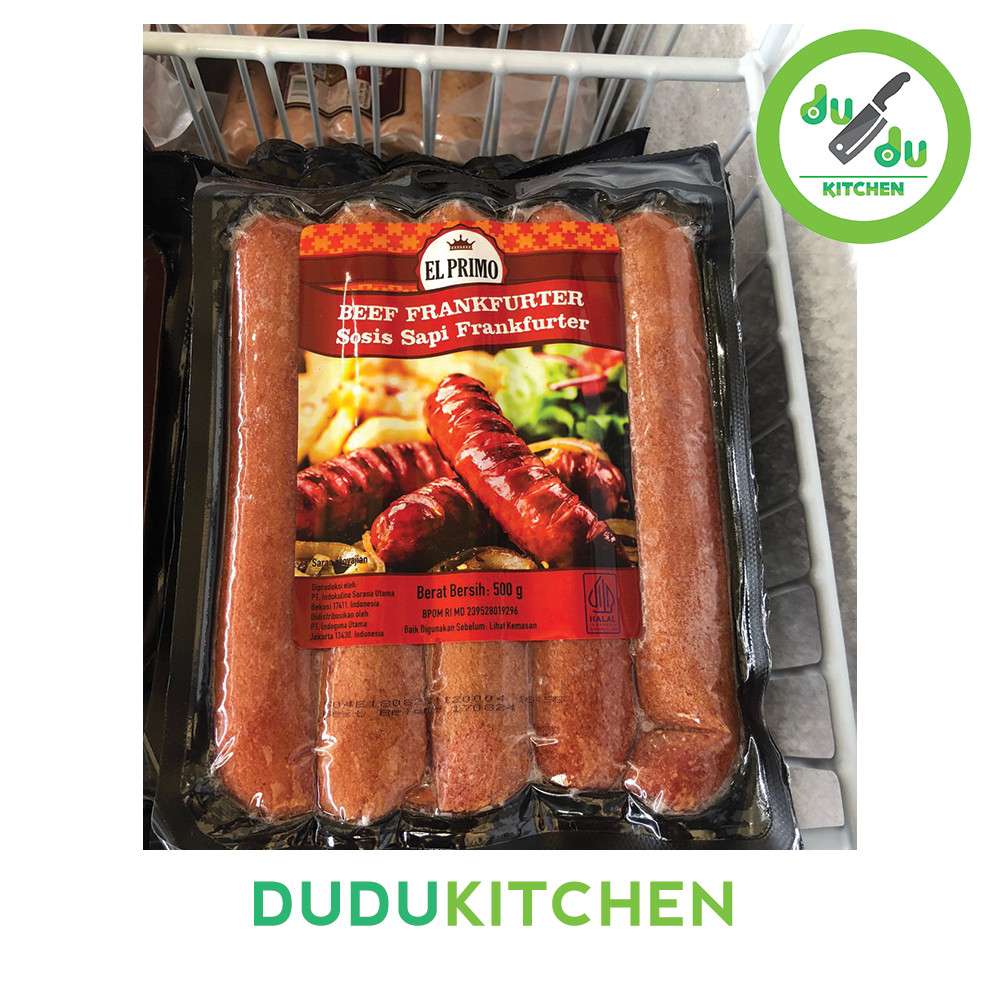 

(Dudu Kitchen) El Primo Beef Frankfurter - Sosis Sapi Sausage 500gr