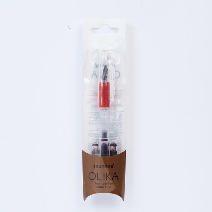 

Aksesories~[Moerah] (EF Tip) Monami Olika Fountain Pen | Pulpen Pena - Merah