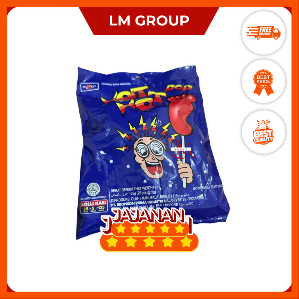 

Permen Kaki Hot Hot Pop Lolipop Isi 25 pcs Jajanan Termurah