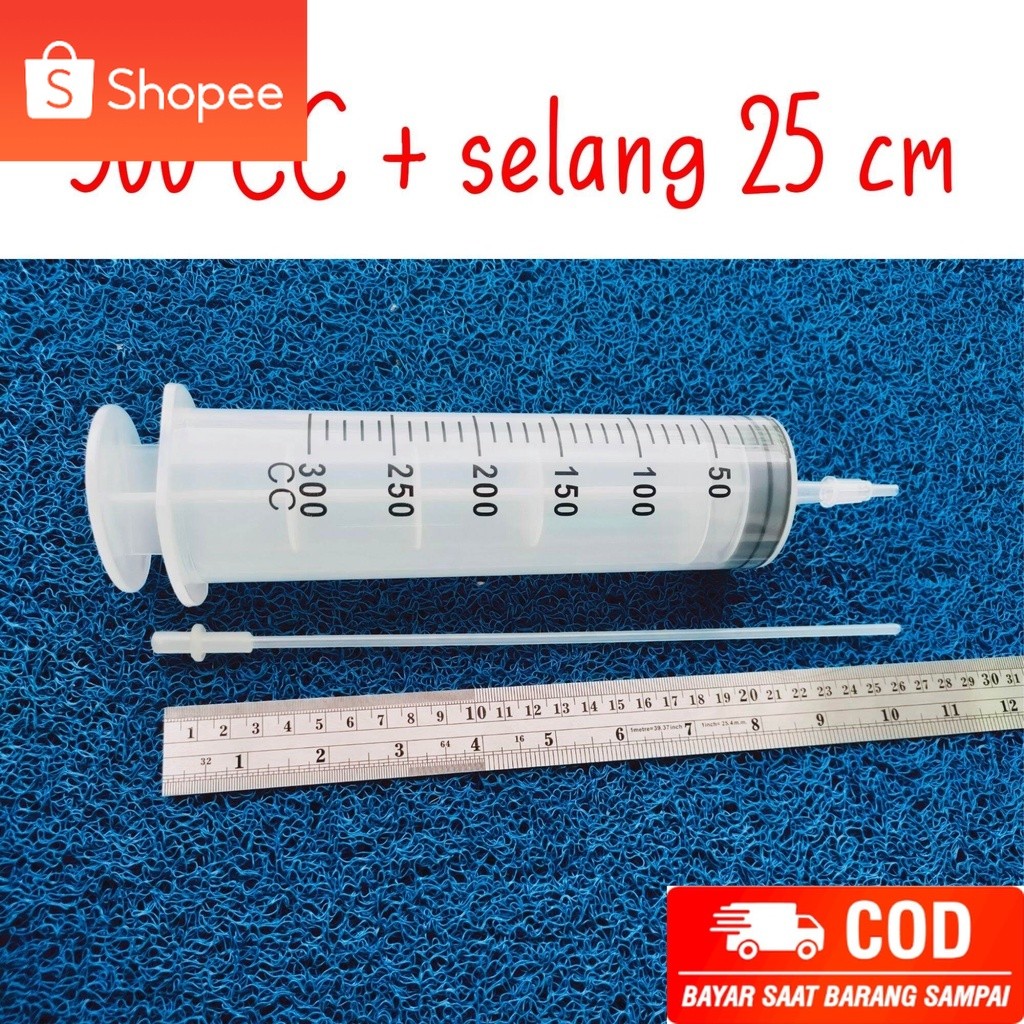[KJ] ALAT KAWIN SUNTIK INSEMINASI BUATAN HEWAN 300 CC- SUNTIKAN BESAR JUMBO LARGE SYRINGE KAPASITAS 