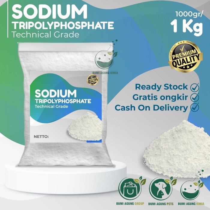 STPP 1KG Sodium Tripolyphosphate 1 KG TEKNIS TOP bubuk kristal