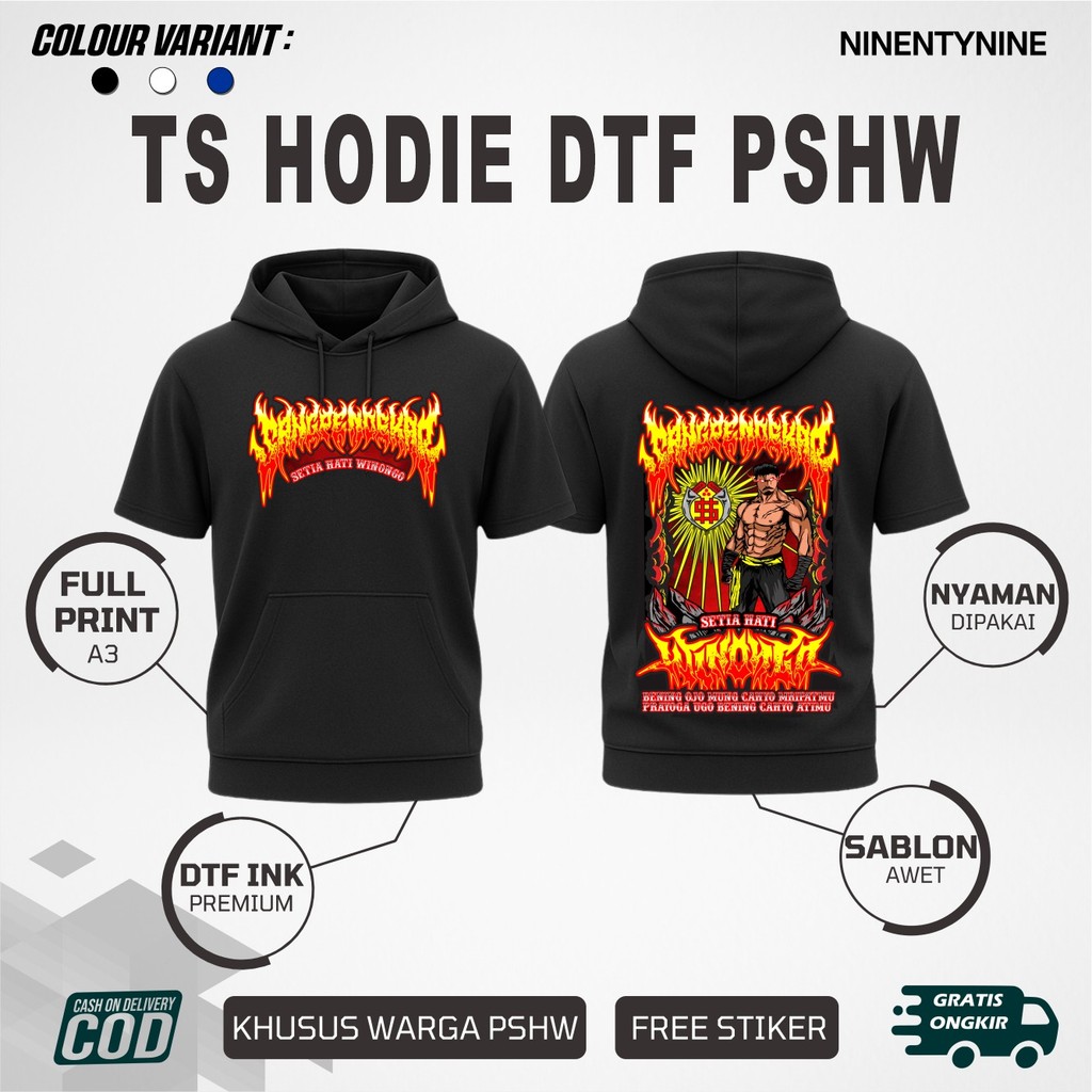 T-Shirt Hoodie PSHW Sang Pendekar Setia Hati Winongo desain baru Ninety nine