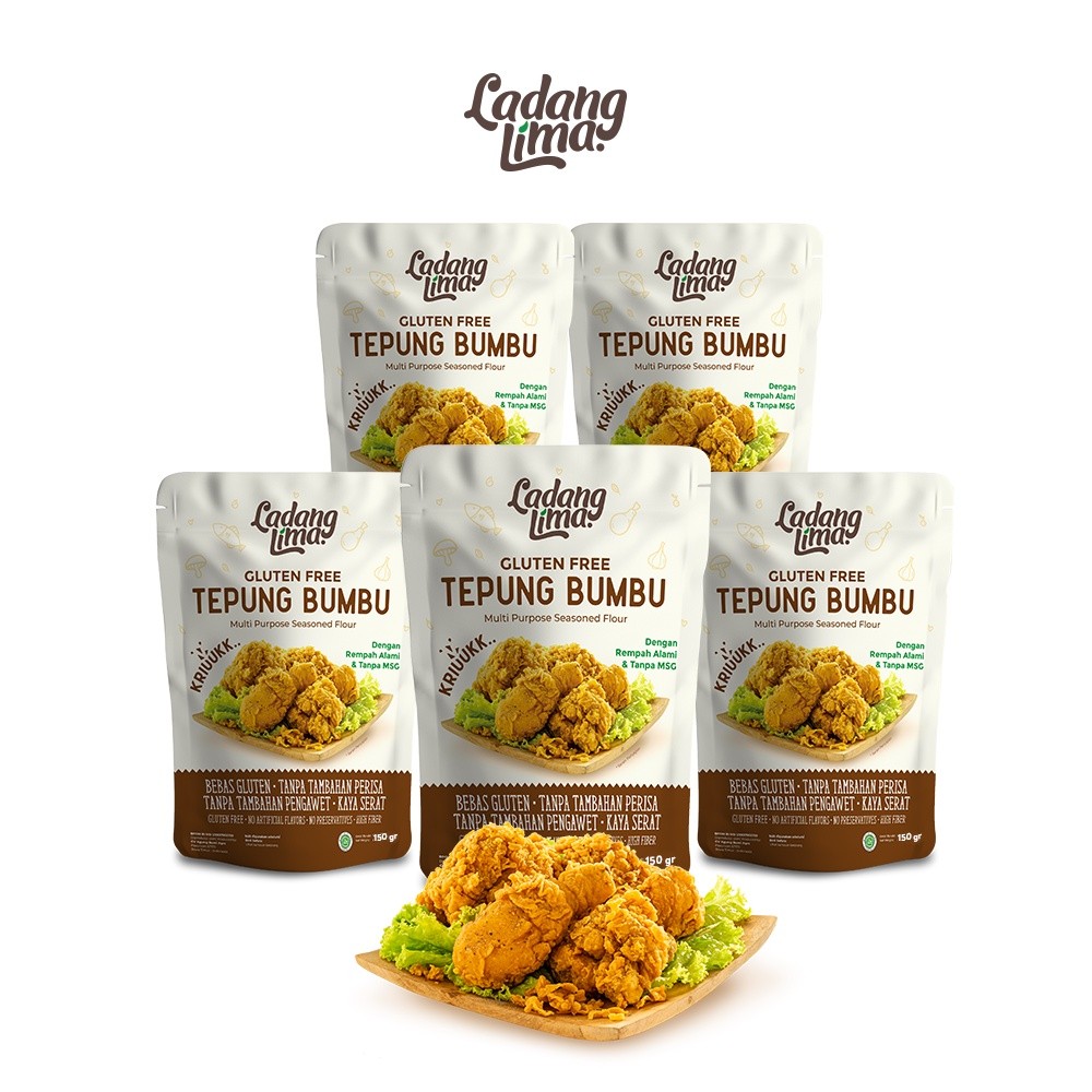 

5 Pcs - Tepung Bumbu Serbaguna Gluten Free Ladang Lima