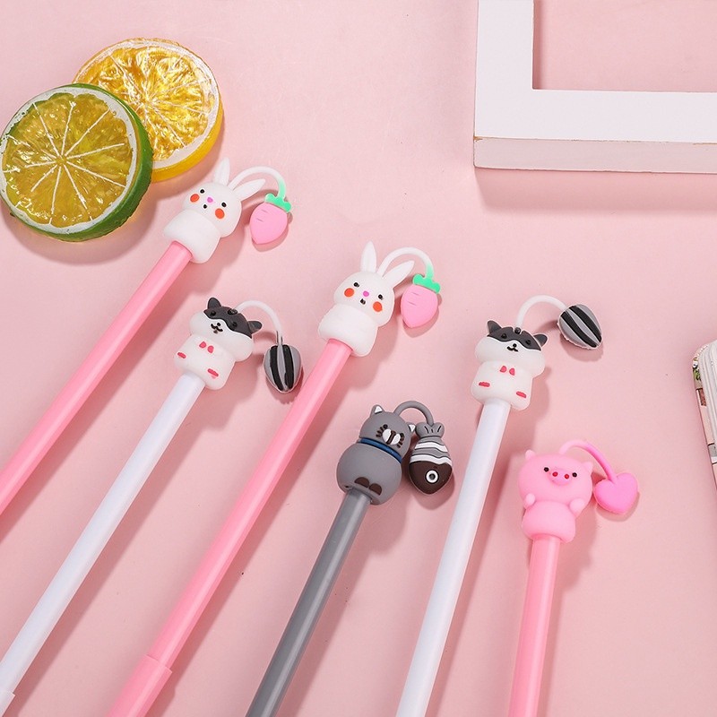 

Pena Gel Karakter Binatang Pen Hewat Lucu Pulpen Gel Kulitas Import