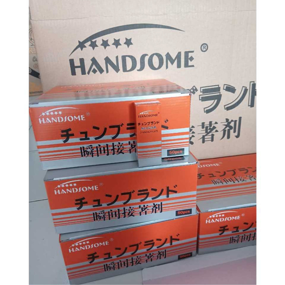 

Jaje.store Lem Korea Murah Handsome Harga Per 1Box Isi50Pcs