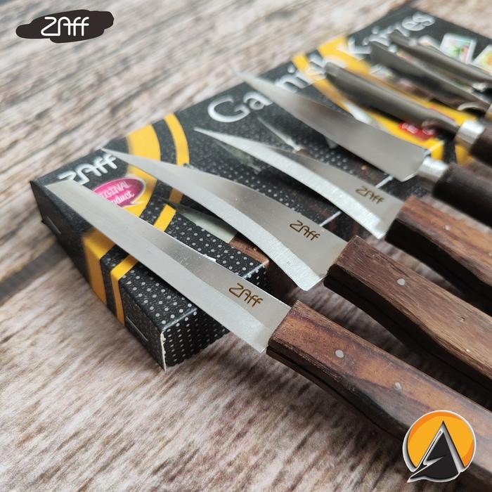 

pisau ukir buah fruit carving garnish knife set isi 7 pc zaff original