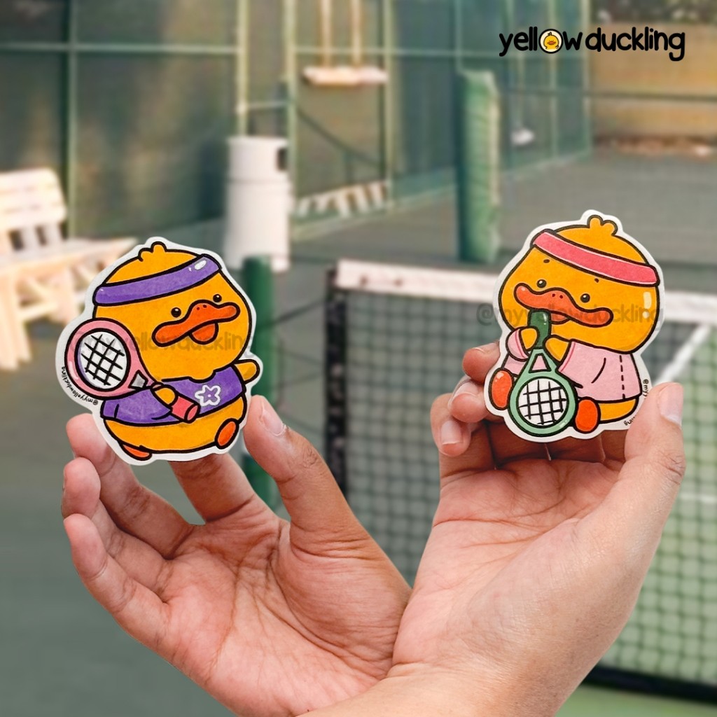 

STICKER JUMBO - ITIK TENNIS TIME - STICKER JOURNALING - STIKER JOURNAL PLANNER