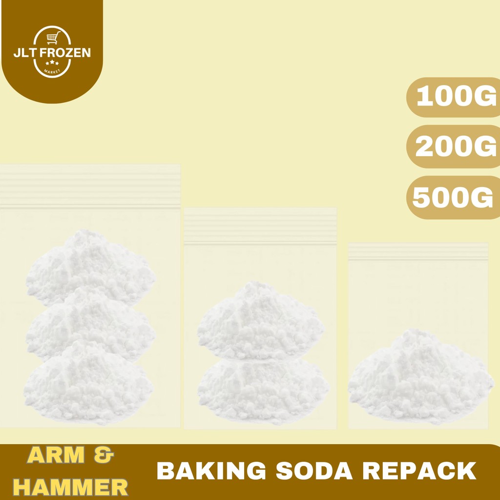

Arm Hammer Repack (100g/200g/500g) / Baking Soda / Baking Soda Repack