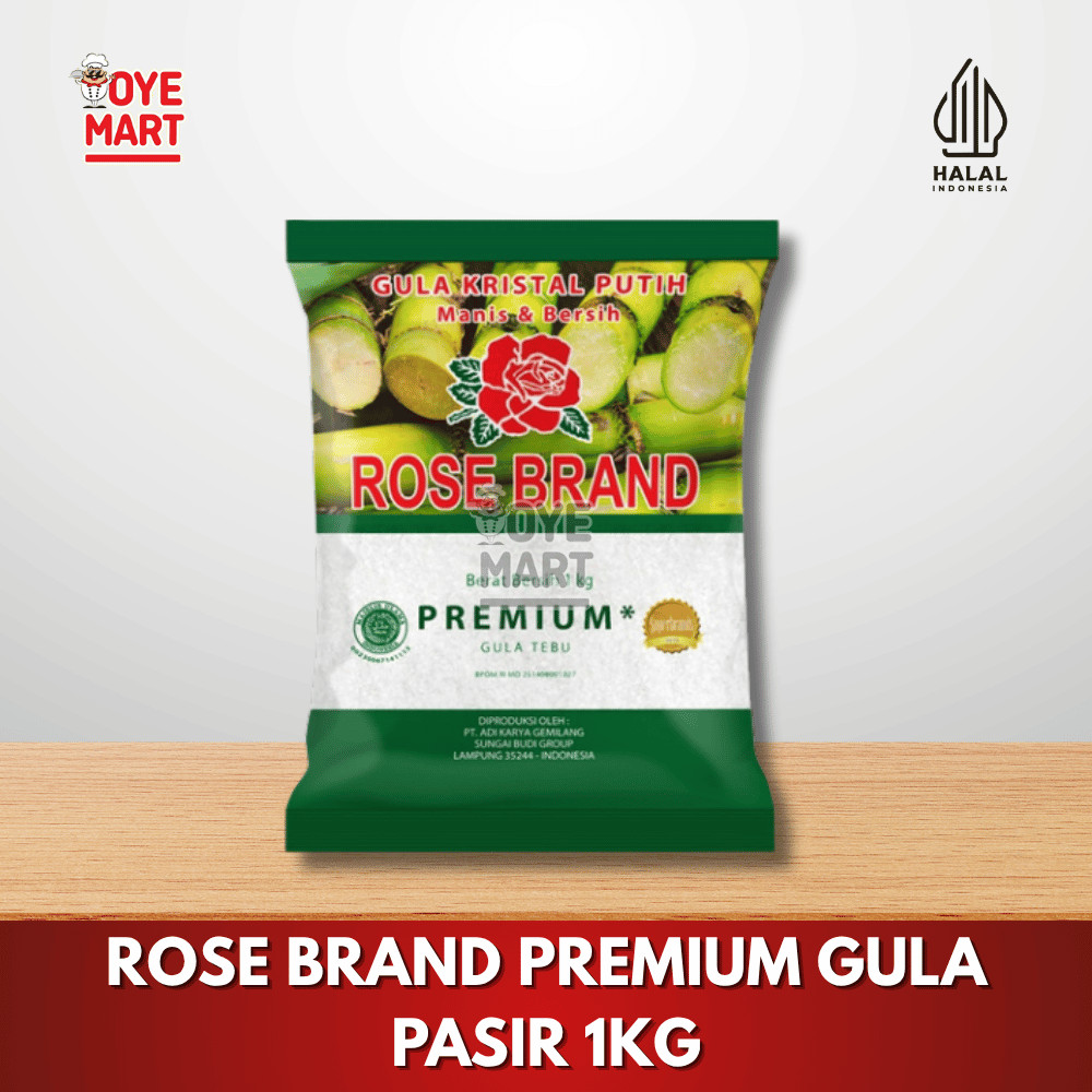 

ROSE BRAND PREMIUM GULA PASIR 1KG
