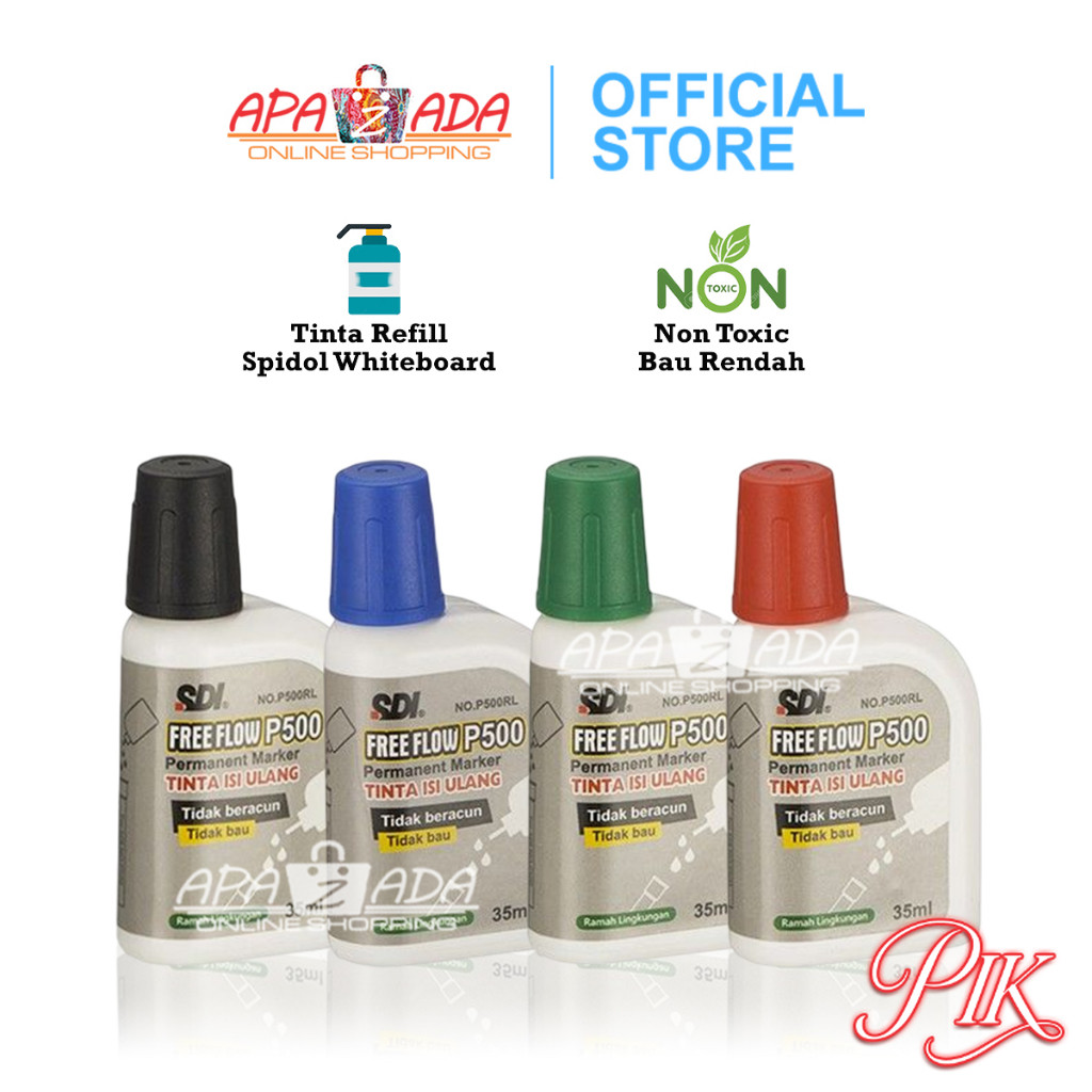 

Apazada Refill Isi Tinta Spidol Permanen / Refill Spidol Permanen P500RL Murah