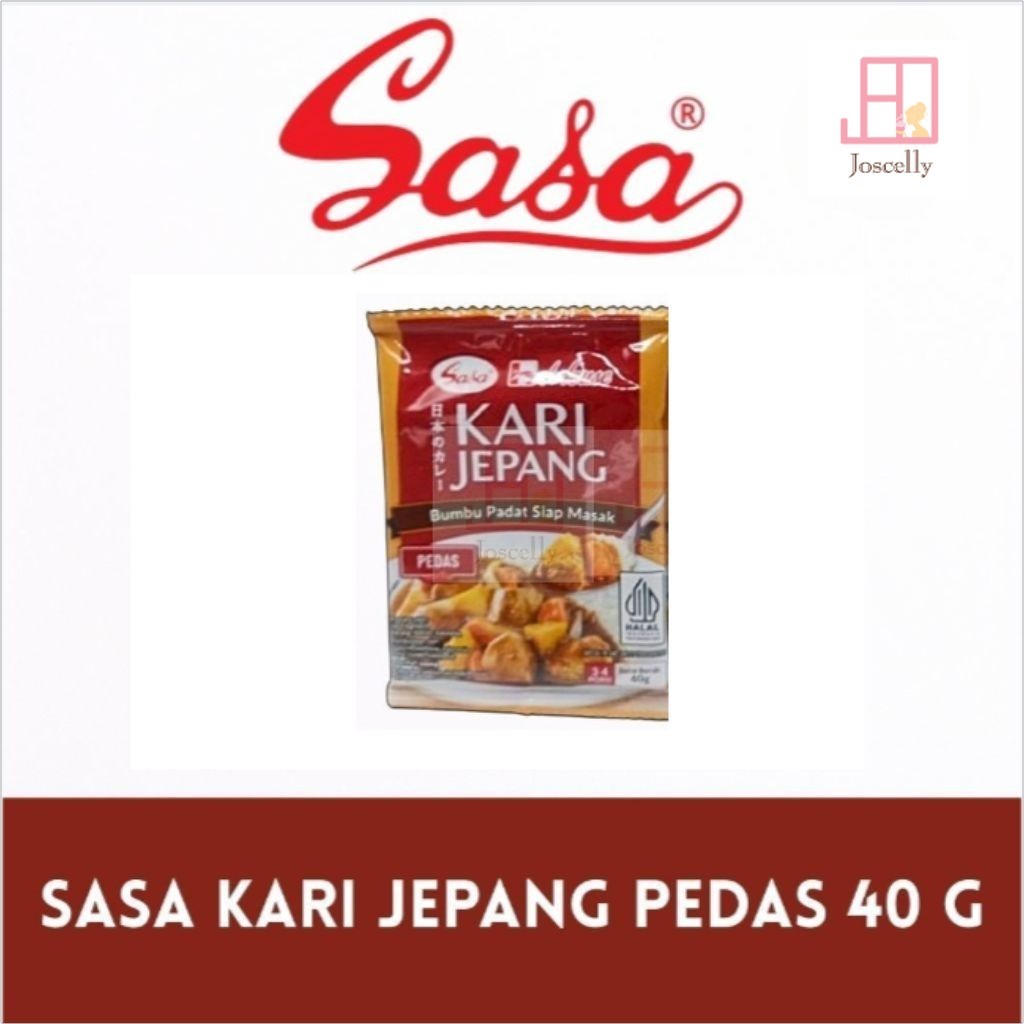 

JOSCELLY.ID SASA Kari Jepang Bumbu Padat Siap Masak Pedas 40 gr
