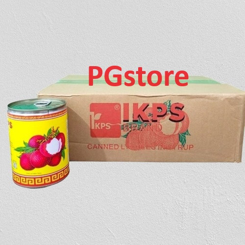 

IKPS Lychee Leci Kaleng 1 Dus Isi 12 Kaleng / 12 x 567gr