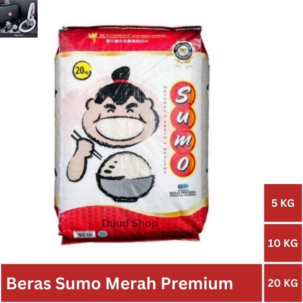 

Beras Sumo Merah Premium 5kg 10kg 20kg - Beras Pulen Fortifikasi Cocok Untuk Sushi
