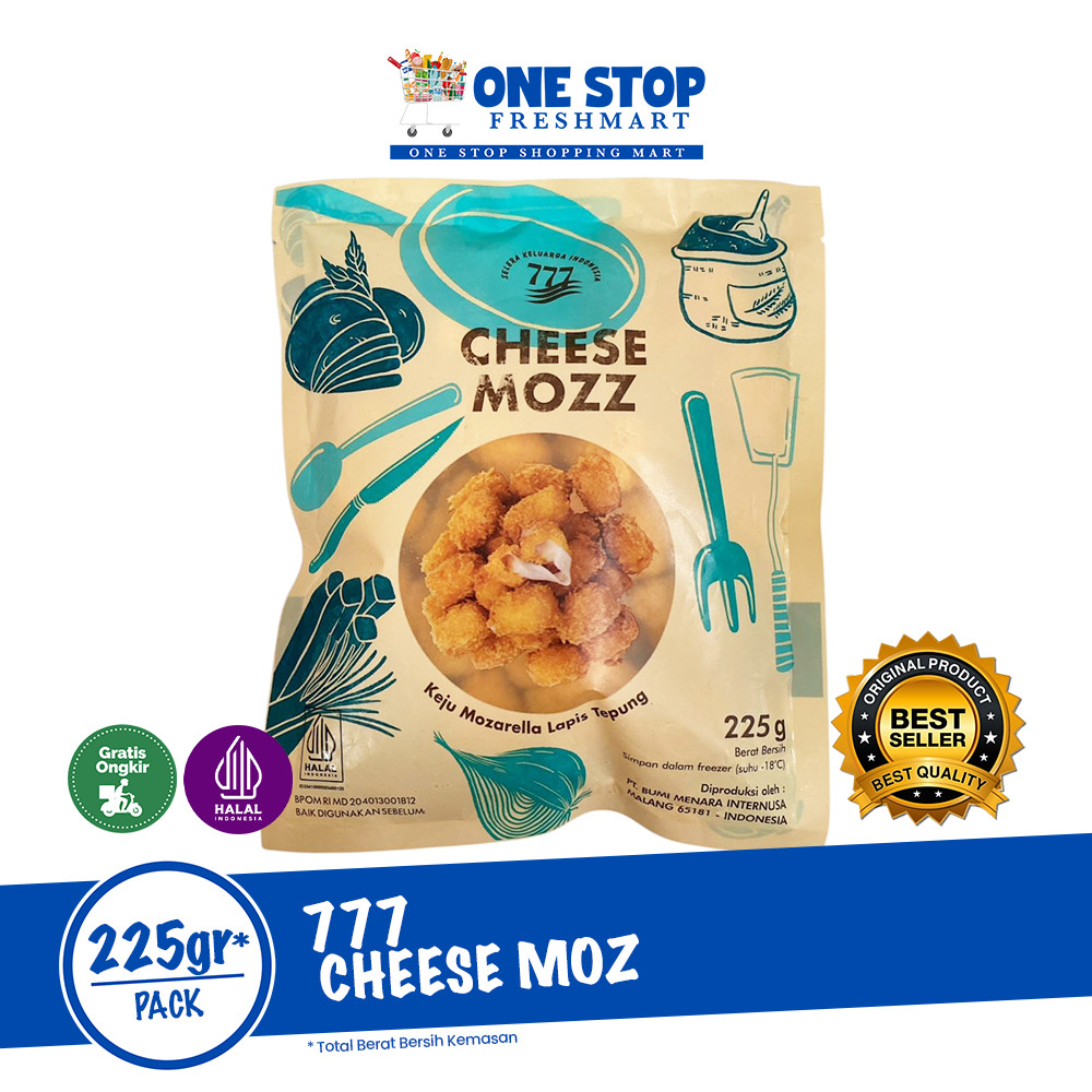 

777 CHEESE MOZZ 225GR / 777 CHEESE MOZZ 225GR