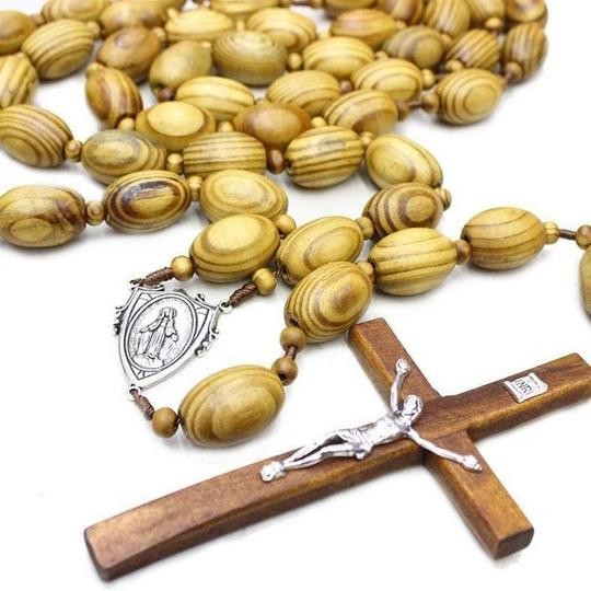 promo Rosario Dinding Kayu Katolik Gantung Besar