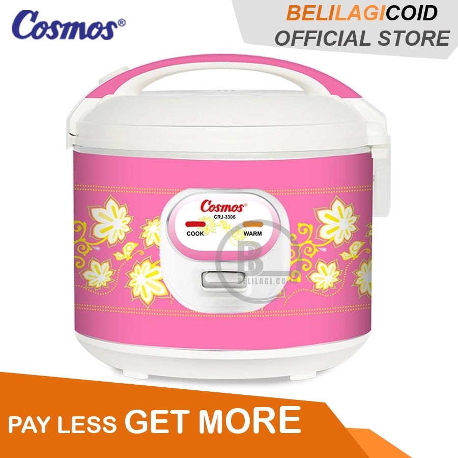 (ORI) Cosmos Rice Cooker CRJ 3306 / Megicom Cosmos CRJ-3306/ Magic Com Cosmos ORIGINAL CRJ3306