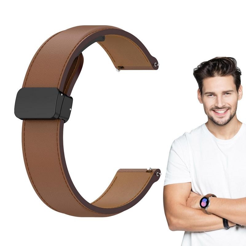 Genuine Leather Watch Strap For Samsung For Galaxy Watch 6 Band 20mm Watch Strap For Galaxy Watch 6 