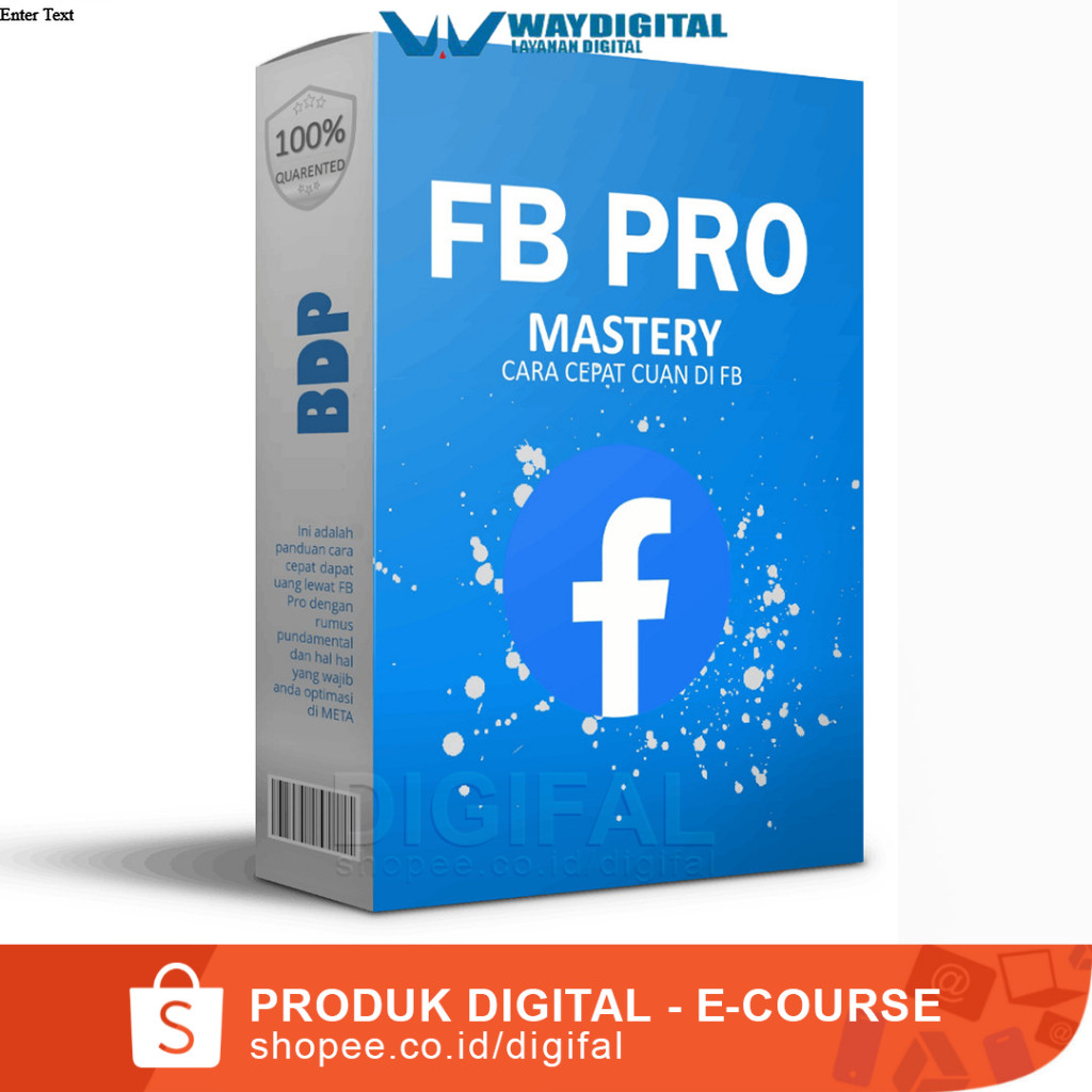 KELAS FB PRO MASTERY : Cara Cepat Caun di Facebook Pro