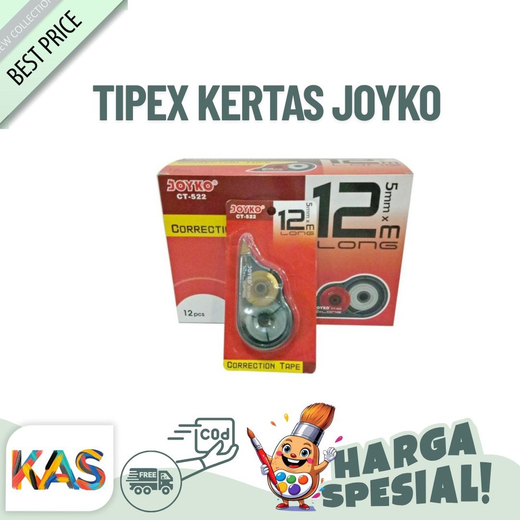 

TIPEX Kertas JOYKO/JK CT-522 _Beli Satuan