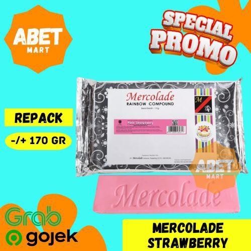 

Mercolade Premium Chocolate Compound Strawberry REPACK +-170gr - 170 Gr Gram Stroberi Cokelat Coklat Kompon Blok Mercoled Pink Merah Muda Kue Roti Pak Pcs Dus