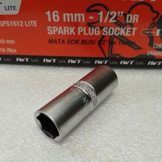 (Gd) IWT mata kunci sok sock shock socket busi karet 16 - 21mm 100% Original IWT