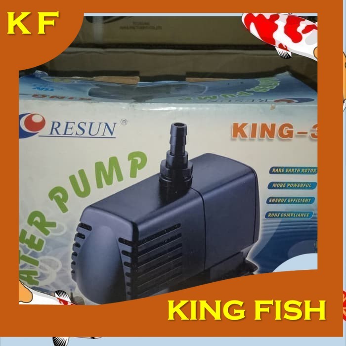 aquarium kolam ikan water pump pompa celup RESUN KING 3