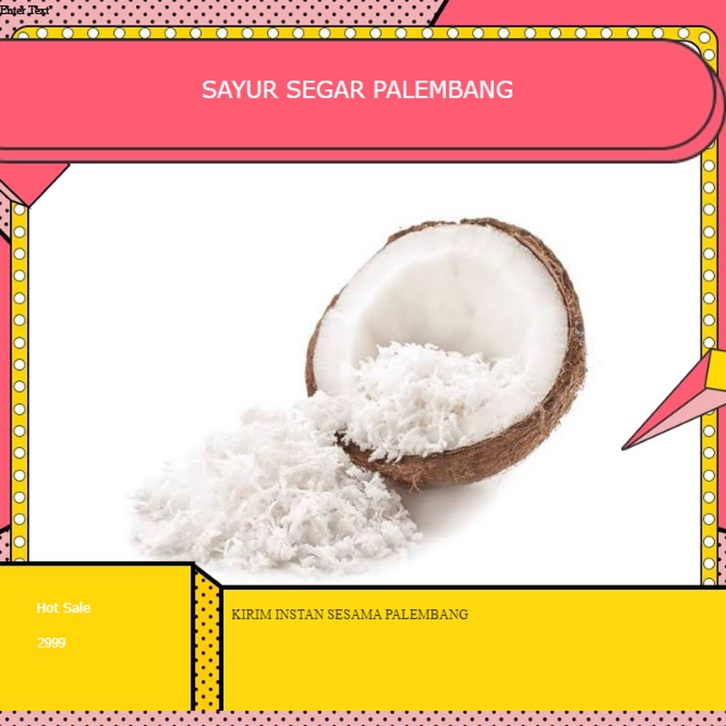 

Kelapa Parut 1 Buah
