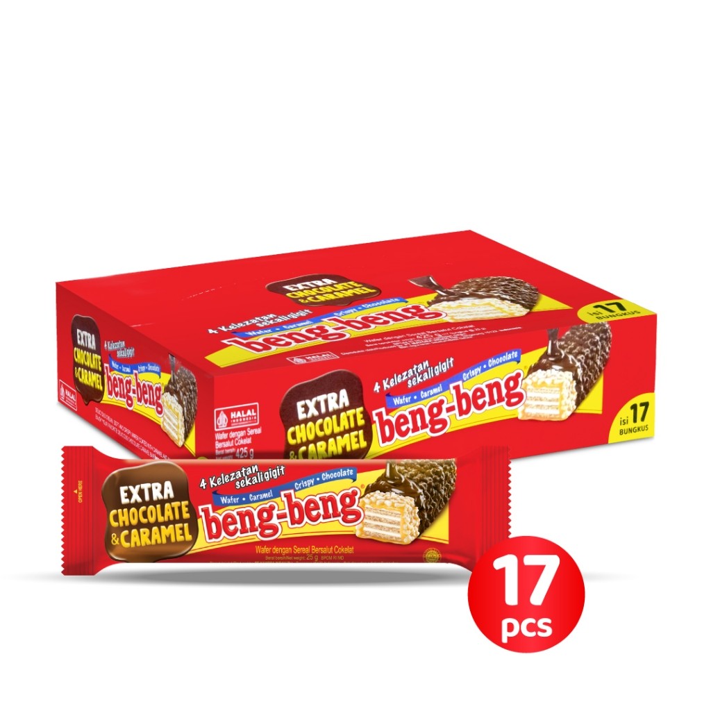 

Beng-beng (BOX) | Snack | Beng Beng | Coklat Beng Beng | Beng Beng Mini | Beng Beng | Wafer CokelatBeng Beng Regular 17 Pcs @25Gram