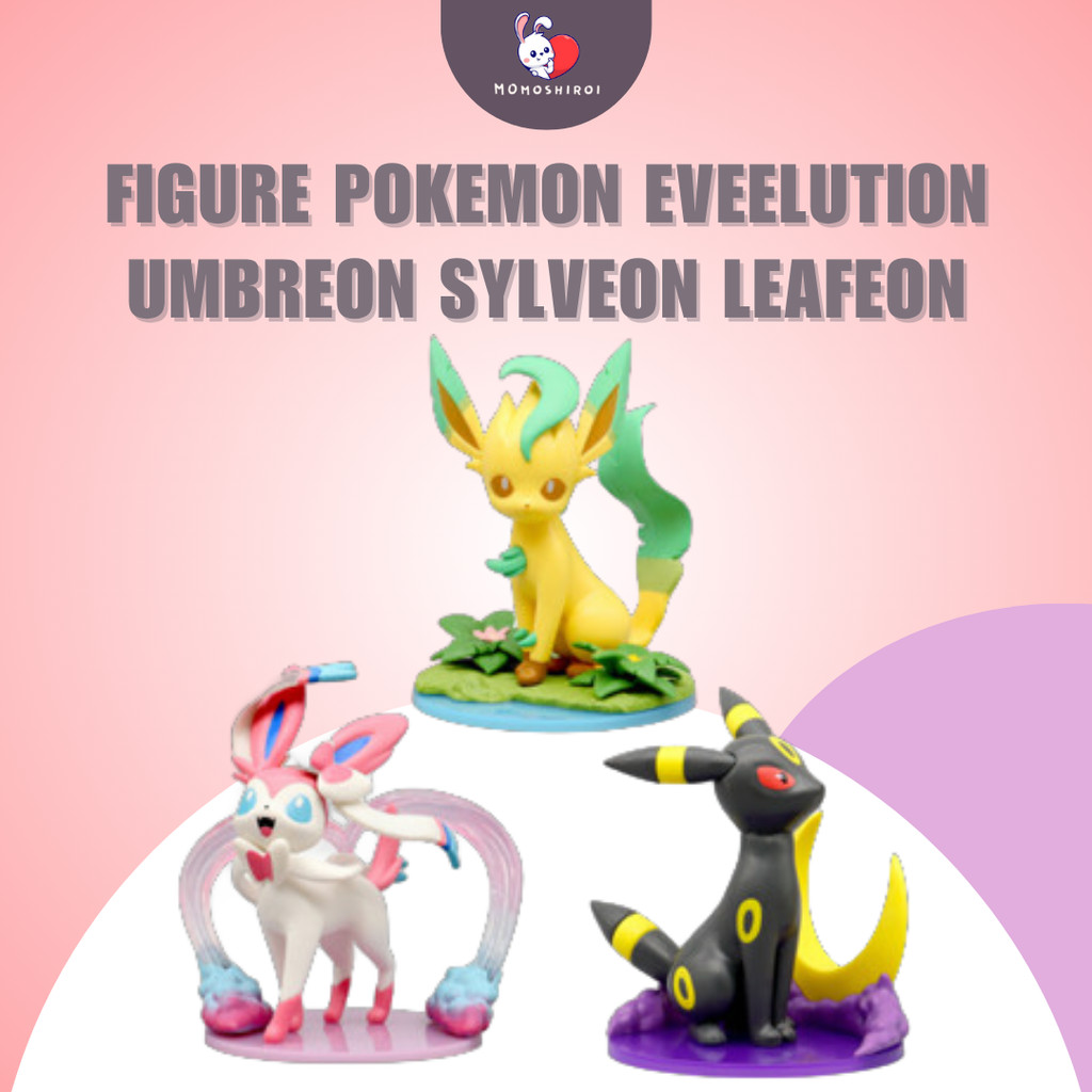 Figure Pokemon Eveelution Umbreon Sylveon Leafeon