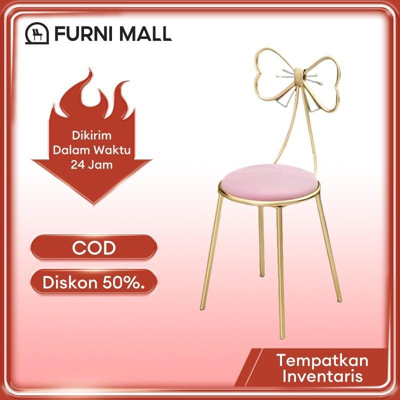 BUPESHOP Kursi Rias / Kursi Meja Rias / Kursi Makeup / Kursi Rias Minimalis/kursi murah/kursi rias e