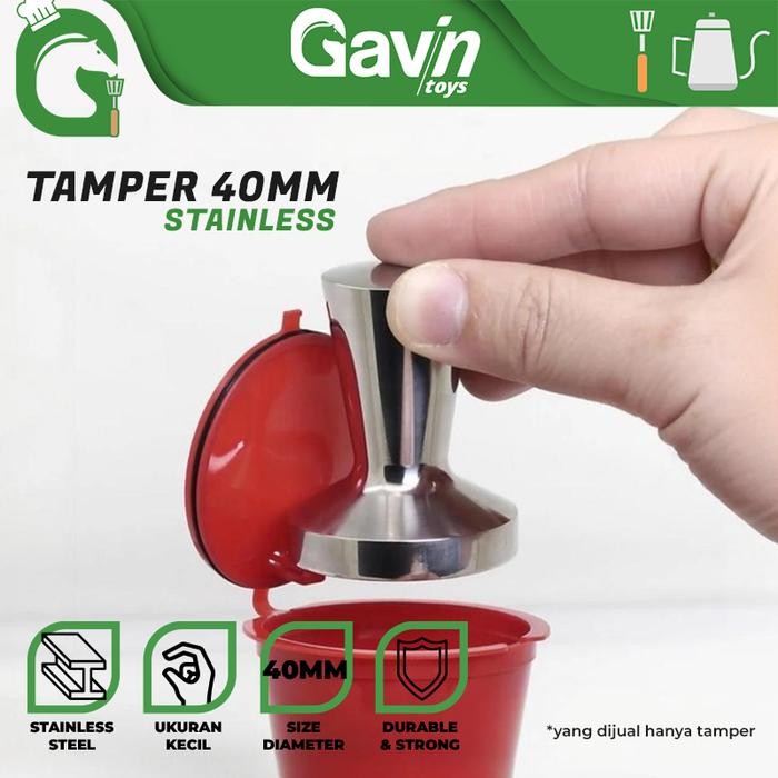 Tamper Kopi Dolce Gusto Capsule Tamper Kopi Kapsul Flair Tamper 38 mm