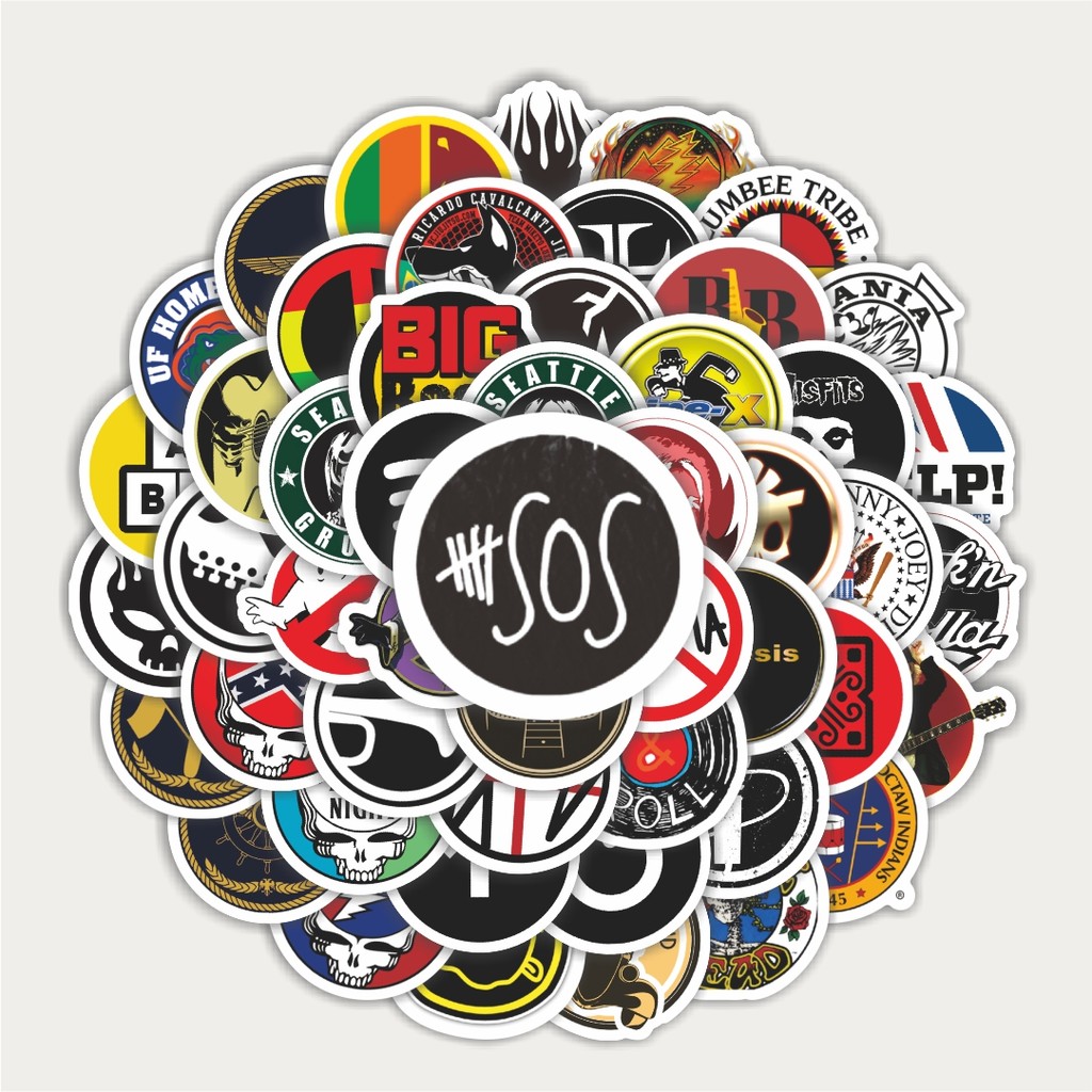 

Sticker Pack Stiker Logo Melingkar Stiker | Sticker TUMBLR | Stiker LAPTOP KOPER HELM