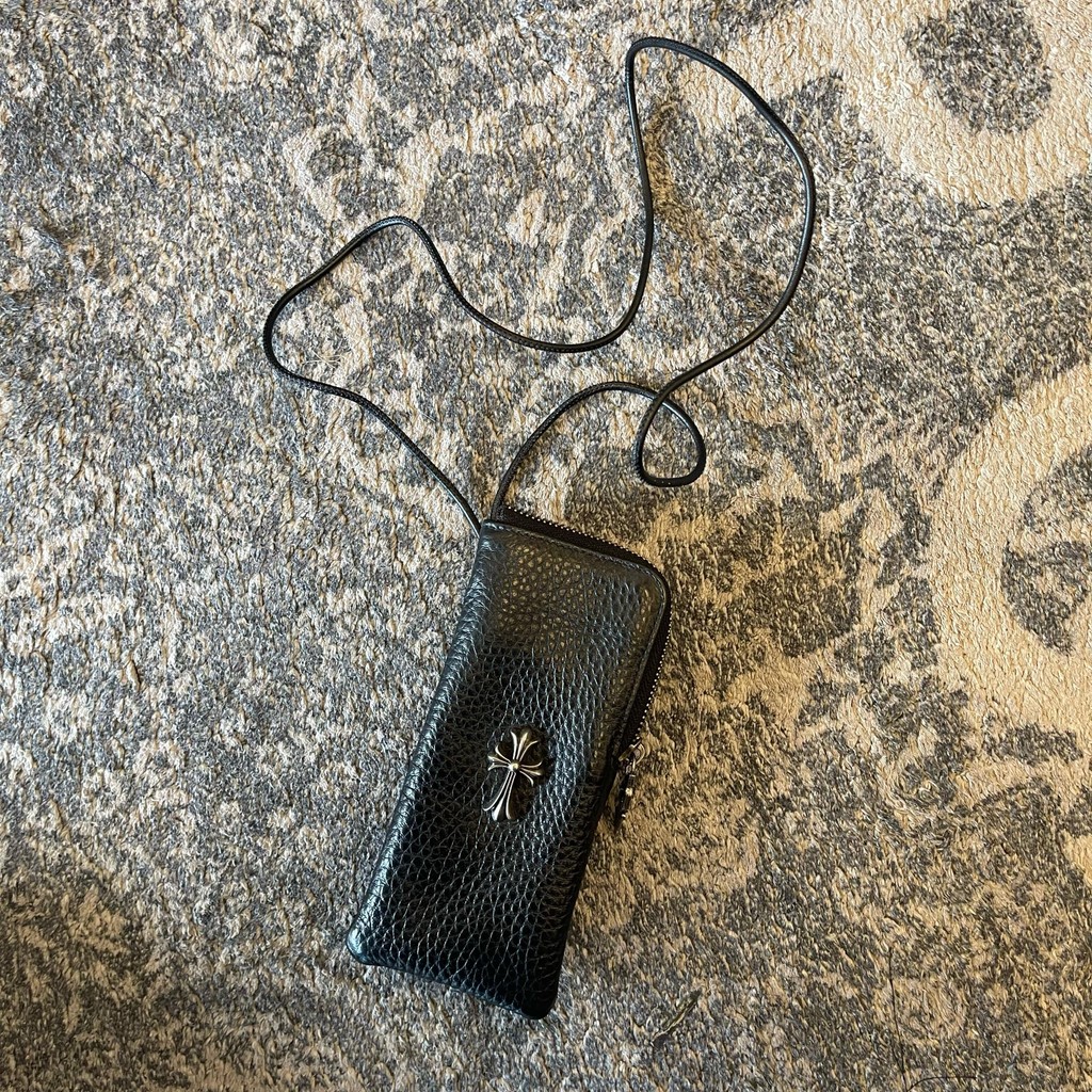 Glasses Pouch Chrome Hearts Recf Steel Lth