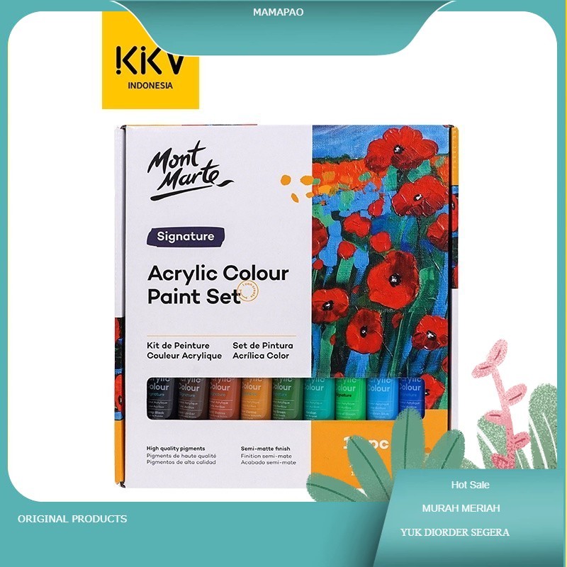

Paket Cat Akrilik Studio 18 Warna 36ml Montmartre MSCH1836