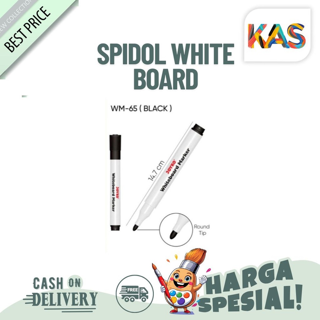

Spidol White Board Joyko WM-65 Non Permanent Marker Papan Tulis - Satuan