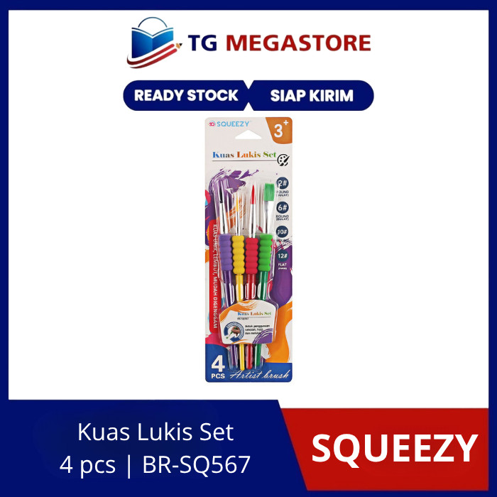 

Kuas Lukis Set Squeezy isi 4 pcs BR-SQ567