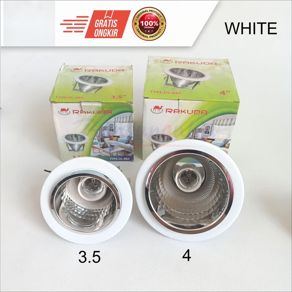 DOWNLIGHT STAINLESS RAKUDA / DOWNLIGHT SN 4"/DOWNLIGHT CHROME RAKUDA/FITING LAMPU TANAM RAKUDA/LAMPU