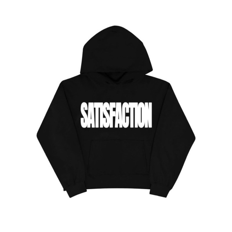 Satisfaction Hoodie Boxy 375GSM SNPR Black