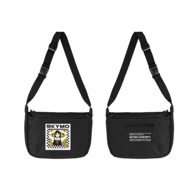 Skymo apparel sling bag lost black