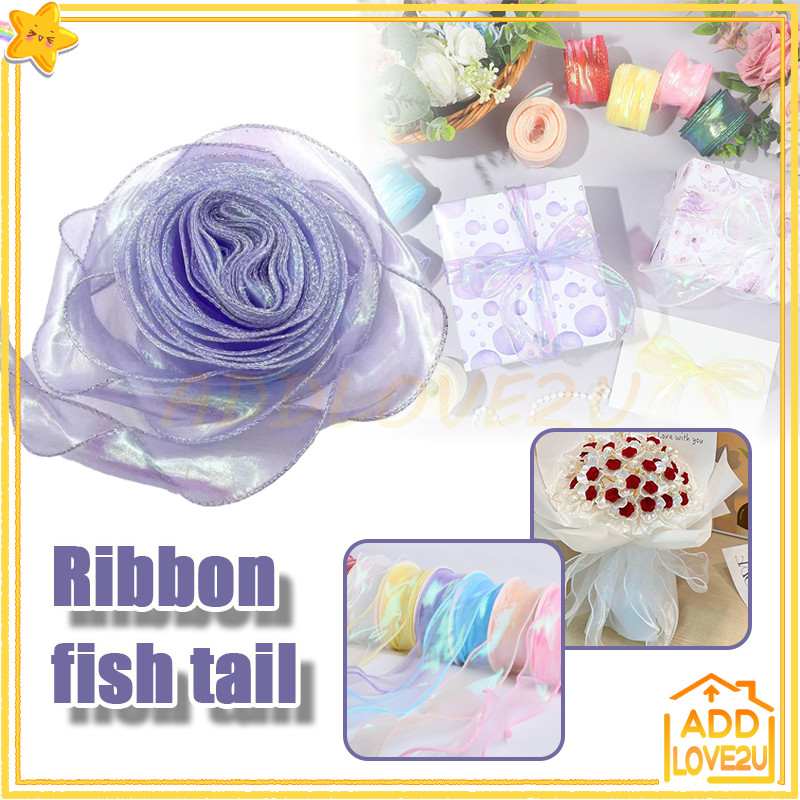 

Pita Gelombang/Gift Fishtail Pita Kado Buket Flower Wrapping/Pita Organza