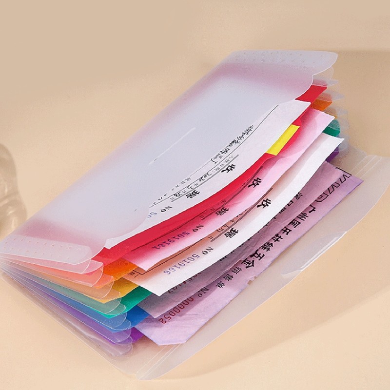 

Accordion Files Folder Expanding Wallet Document Organizer Case Receipt Container Case for Bills Cards Coupons Receipt 87HC