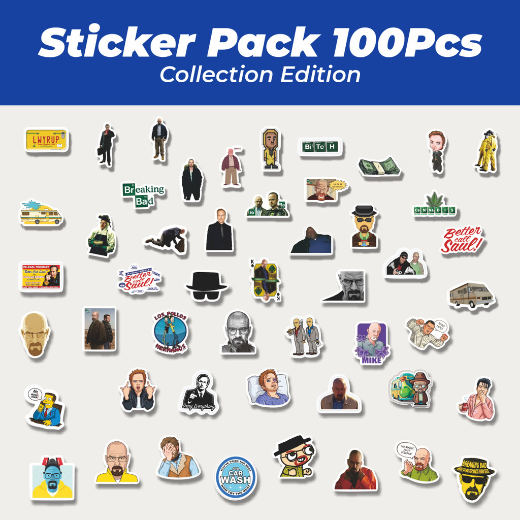 

Hot Stiker Kartun FIlm Breaking Bad Lucu Anti Air Stikers Berperekat Waterproof Sticker Decal Buat Motor Helm Buku Journal Koper Casing HP Laptop Botol Minum