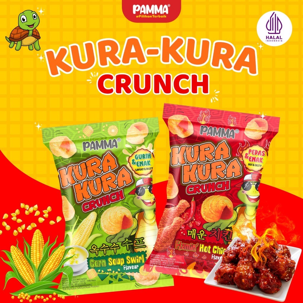 

PAMMA Kura-Kura Crunch Gurih & Enak