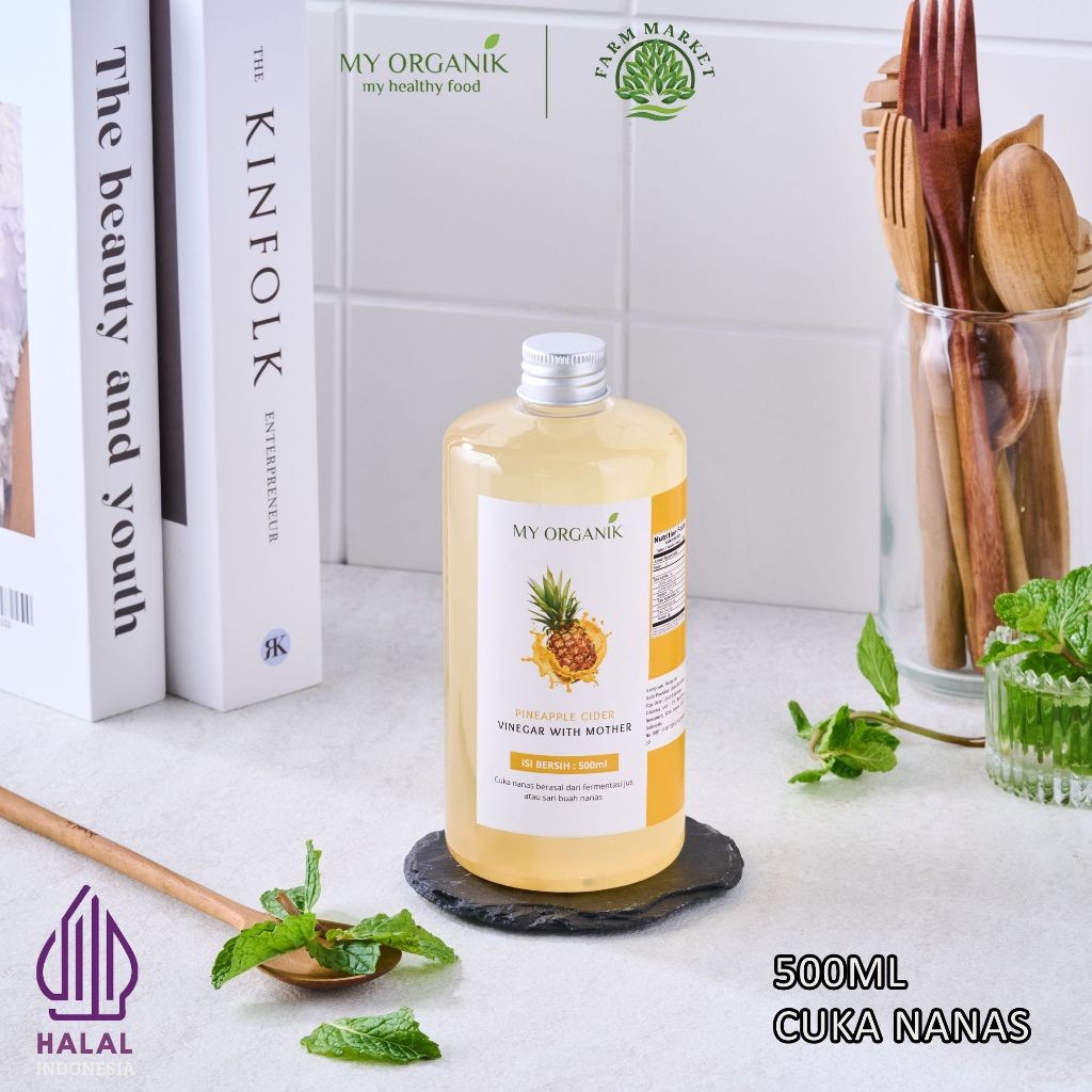 

My Organik Cuka Nanas Cuka Nanas Organik Tanpa Campuran Pineapple Cider Vinegar 500ml