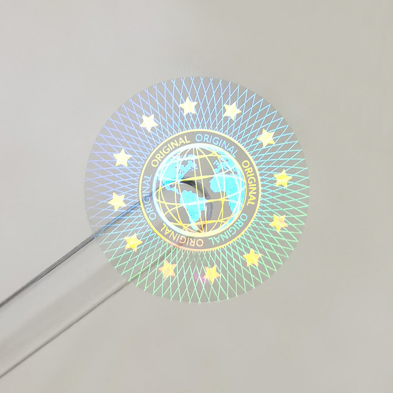 

Original Holographic Stickers, Tamper Proof Security Label，Void Transparent Warranty Sticker, Customized Logo，20x20mm 2000pcs