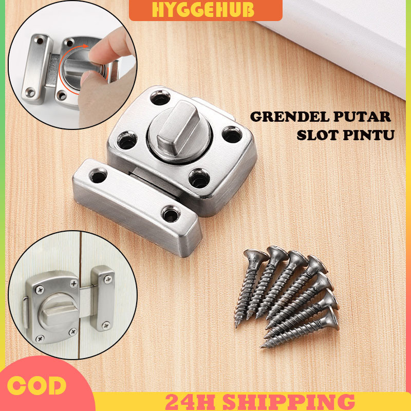 Selot Slot Pintu Rumah Metal Door Bolt Grendel Rumah Kamar Mandi/Toilet Door Lock