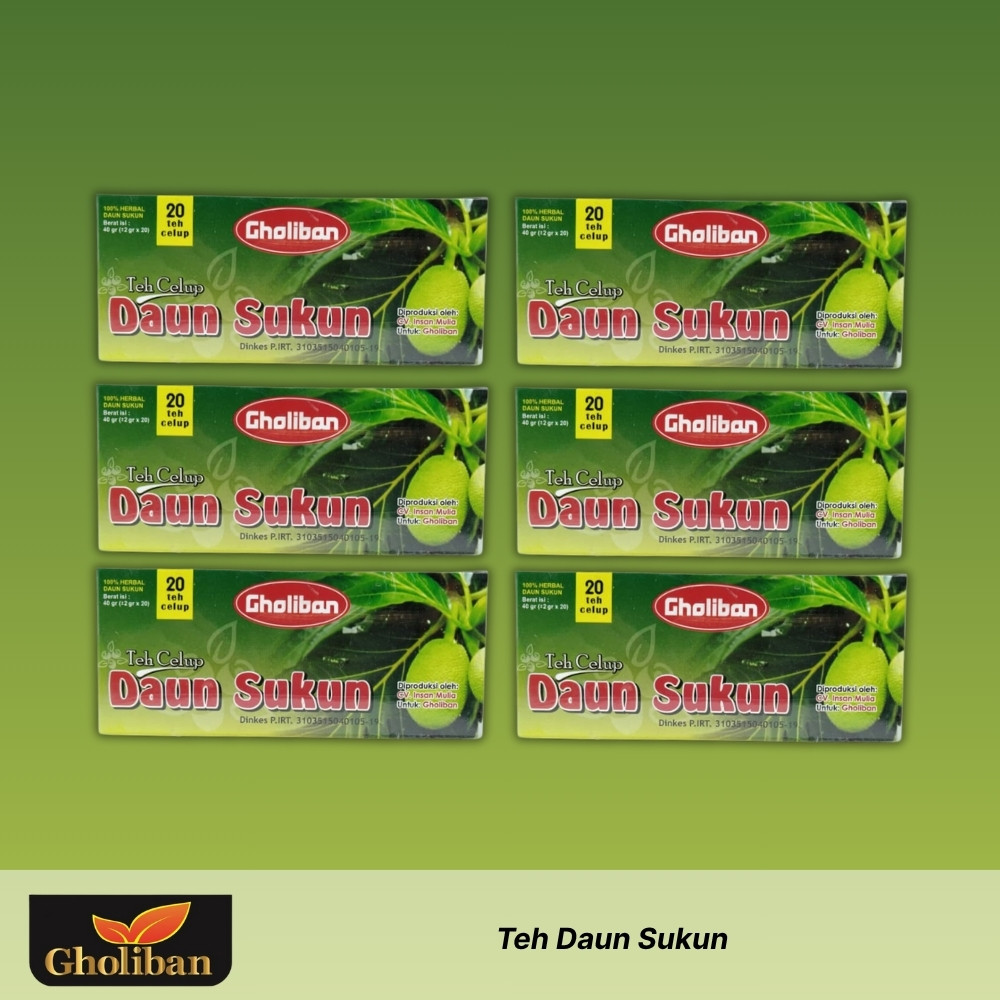 

GHOLIBAN - Teh Daun Sukun - 6 x 40gr